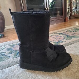 New York & Company Black Heeled Boots